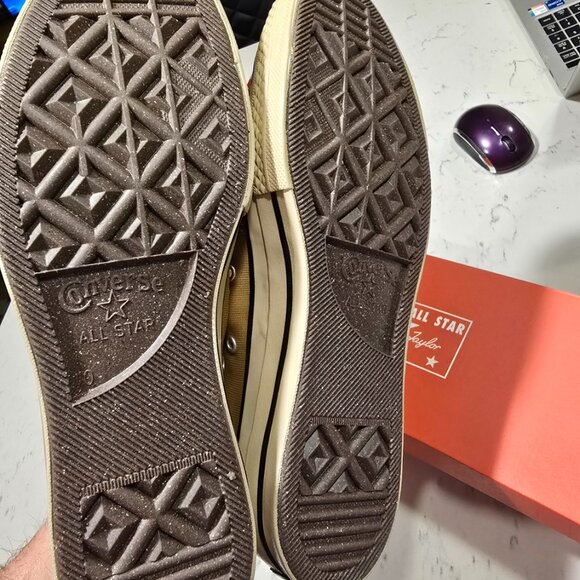 Converse Chuck 70 Low Top Vintage Canvas Shoes Brown Mens 10 Embroidered NEW - Picture 8 of 12